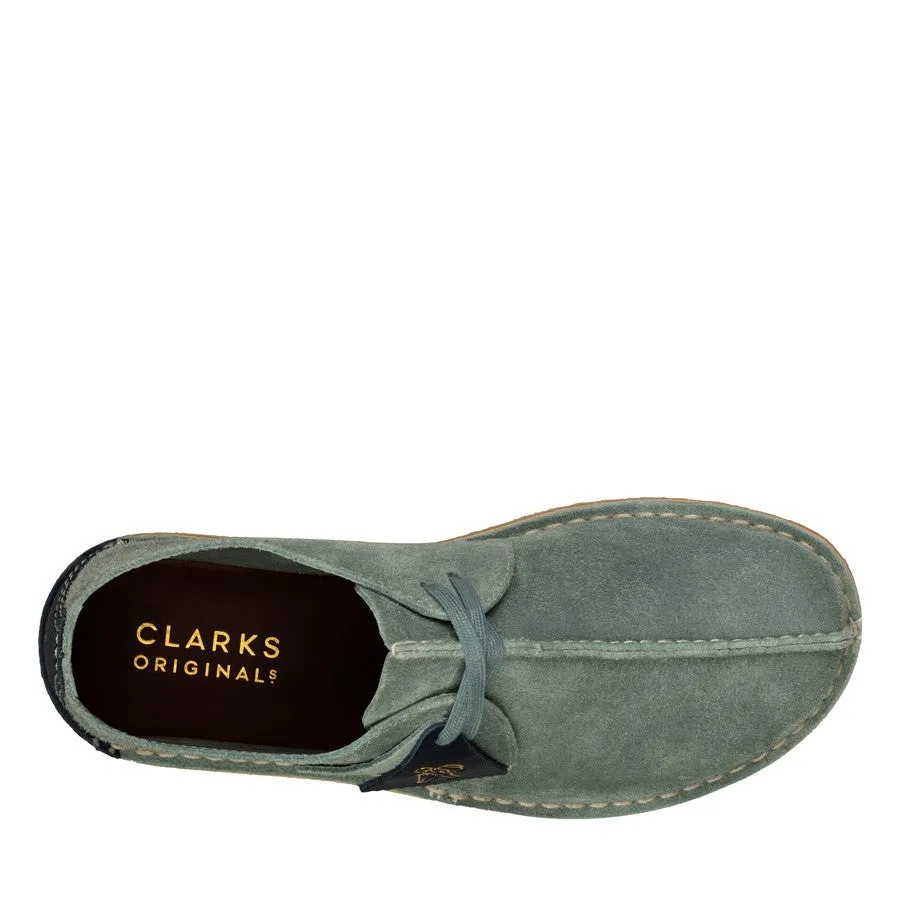 Clarks Originals Desert Trek - Duck Egg Blue Suede
