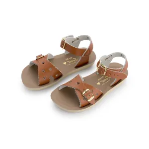 Salt-Water Sun-San | Kids Sweetheart Sandals | Tan